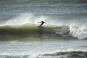 Surfing newgale