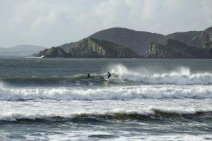 Surfing newgale