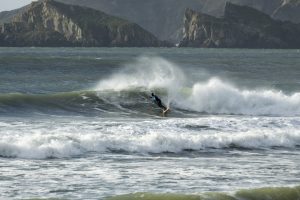 Surfing newgale