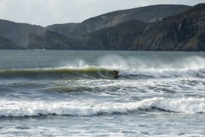 Surfing newgale